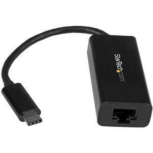 StarTech.com Adaptateur USB-C vers Gigabit Ethernet - Noir - Compatible Thunderbolt 3 - Windows et Mac - Convertisseur Rés