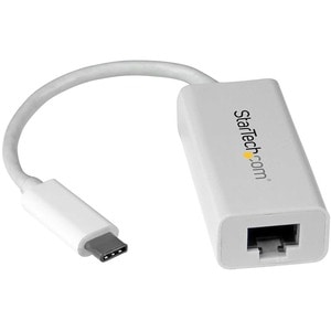 StarTech.com USB-C auf Gigabit Netzwerkadapter - USB 3.0 - Type-C Ethernet Adapter USB Powered - Weiß - USB 3.1 - Realtek 