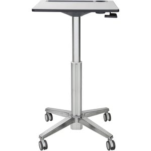 LearnFit® mobiler Steh-Sitz Tisch mit 40.6cm Höhenverstellung und 10 Jahre Garantie- Sitz-Steh-Arbeistplatz, mobiler Schre