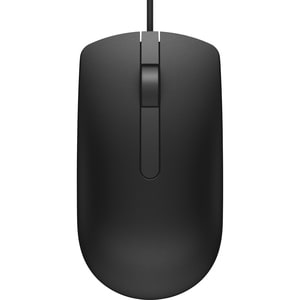 Dell MS116 Maus - USB - Optisch - 2 Taste(n) - Schwarz - Kabel - 1000 dpi Auflösung - Scroll-Rad