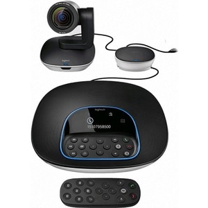 MatÈriel de VidÈoconfÈrence Logitech Group - 1920 x 1080 Video (Content) - H.264 - 30 fps - USB - Fixation au mur, De table