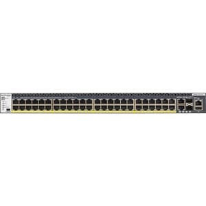 Commutateur de niveau 3 Netgear M4300-52G-PoE+ 48 Ports Gérable - Gigabit Ethernet, 10 Gigabit Ethernet - 10/100/1000Base-
