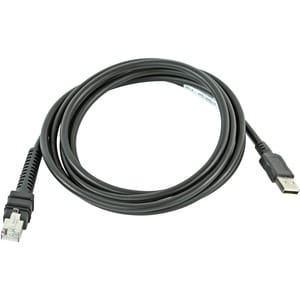 Zebra 2,13 m USB Datentransferkabel - Erster Anschluss: USB - Abschirmung