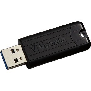 VERBATIM USB3.0 STORE N GO 32GB 32GB PINSTRIPE BLACK P-BLIST
