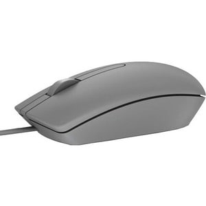 Souris Optique Dell MS116 - USB - 2 Bouton(s) - Gris - Câble - 1000 dpi - Roulettes avec frein