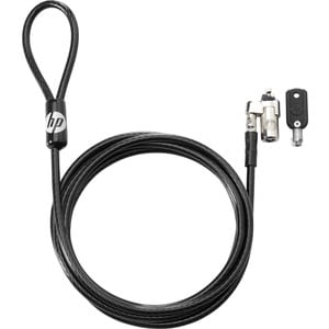 Câble de verrouillage HP Pour Ordinateur Portable, Station d'accueil, Projecteur, Ordinateur de bureau, Imprimante - 1,83 