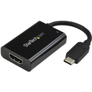 StarTech.com Adaptateur vidéo USB-C vers HDMI 4K 60 Hz avec USB Power Delivery 60 W - 1 x 19-pin HDMI Digital Audio/Video 