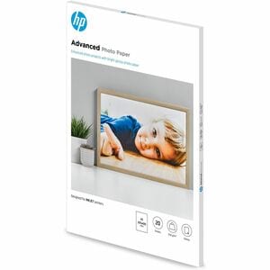HP Advanced Tintenstrahl Fotopapier - DIN DIN A3 - 297 mm x 420 mm - 250 g/m² Grammage - Glänzend - 20er Blatt