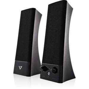 V7 2.0 Tragbar Lautsprechersystem - 5 W RMS - Schwarz - 100 Hz bis 20 kHz Frequenzgang - USB