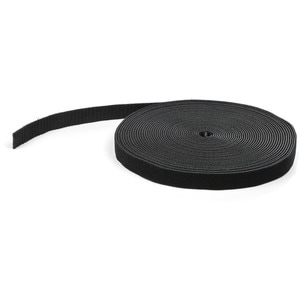 StarTech.com 15,2 m Klettbandrolle, Wiederverwendbare Zuschneidbare Klettkabelbinder, Industrielle Klettverschluss Rolle, 