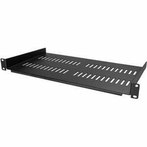StarTech.com Étagère ventilée 1U pour armoire serveur - Profondeur de 250 mm - Étagère cantilever montable en rack - Acier