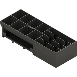 apg Kassenschubladeneinlage - Schwarz - 1 - ABS-Kunststoff