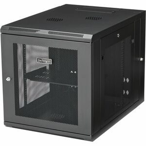 Rack Serveur 12U 19" à Montage Mural - Boîtier Armoire Serveur à Charnières - Jusqu'à 61 cm de Profondeur - Armoire Réseau