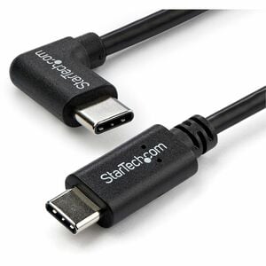 StarTech.com USB- C Kabel rechtsgewinkelt - St/St - 1m - USB 2.0 - USB Typ-C Kabel - 90 grad USB C - USB-C auf USB C - USB