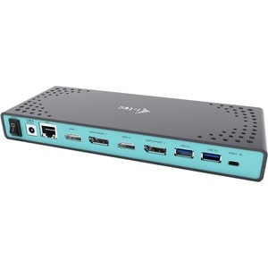 i-tec USB-Typ C Docking Station für Notebook/Tablet-PC - 6 x USB-Anschlüsse - 6 x USB 3.0 - Netzwerk (RJ-45) - HDMI - Disp