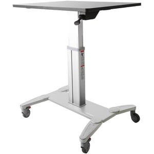 StarTech.com Mobile Workstation - Rechteck Top - Höhenverstellbar - 609,60 mm Table Top Length x 800,10 mm Table Top Width