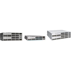 Commutateur Ethernet Cisco Catalyst 9300 C9300-48T 48 Ports Gérable - 3 Couche supportée - Modulaire - Paire torsadée, Fib