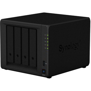 Synology DiskStation DS418 4 x Gesamtzahl Einschübe SAN/NAS-Speichersystem Quad-Core 1,40 GHz - 2 GB RAM - DDR4 SDRAM Desk