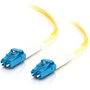 5M FIBER OPTIC SMF LC/LC 9/125 DUPLEX PVC PATCH CABLE
