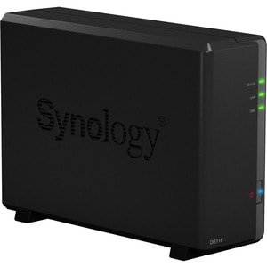 Synology DiskStation DS118 1 x Gesamtzahl Einschübe SAN/NAS-Speichersystem Quad-Core 1,40 GHz - 1 GB RAM - DDR4 SDRAM Komp