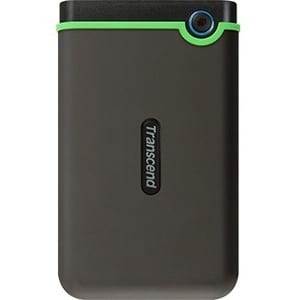 Transcend StoreJet Tragbar Festplatte - 2,5" Extern - 1 TB - Grau - USB 3.1 - 256-bit Verschlüsselungsstandard - 3 Jahr(e)