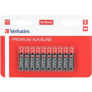 VERBATIM AAA ALKALINE BATTERY 10 PACK / LR03