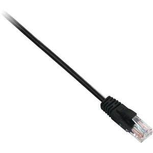 V7 V7CAT6UTP-03M-BLK-1E 3,05 m Kategorie 6 Netzwerkkabel - Cable for Modem, Router, Hub, Patchfeld, Wandscheibe, PC, Netzw