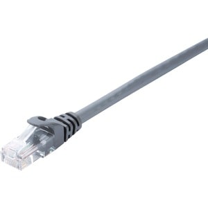 V7 V7CAT6UTP-01M-GRY-1E 1,01 m Kategorie 6 Netzwerkkabel - Cable for Modem, Router, Hub, Patchfeld, Wandscheibe, PC, Netzw