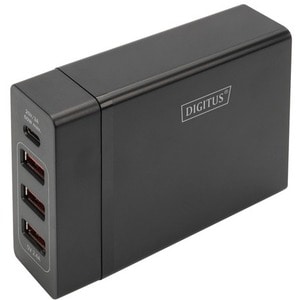 Digitus 4-Port Universal USB-Ladeadapter, USB Type-C™. Aufladetyp: Drinnen, Energiequelle: AC, Aufladekompatibilität: Lapt