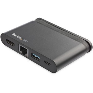 StarTech.com USB C Multiport Adapter mit HDMI - 4K - Mac / Windows - 1xA + 1xC - 100W PD 3.0 - GbE - 3 x USB-Anschlüsse - 