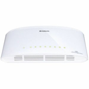 Commutateur Ethernet D-Link GigaExpress DGS-1008D 8 Ports - Gigabit Ethernet - 10Base-T, 10/100/1000Base-T - 2 Couche supp