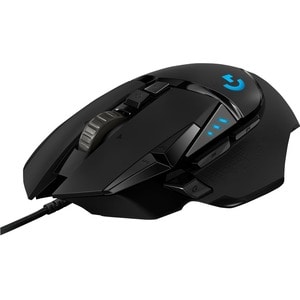 Souris de jeu Optique Logitech HERO G502 - USB - 11 Bouton(s) - Câble - 16000 dpi - Roulettes avec frein