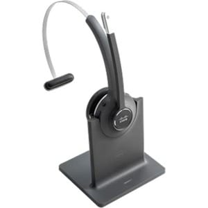 Cisco 561 Kabellos Kopfbügel Mono Headset - Monaural - Ohraufliegend - 48 kHz Frequenzgang - 9144 cm Reichweite - DECT - U