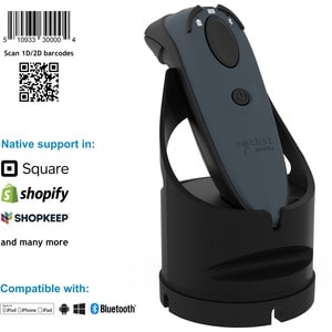 Socket Mobile DuraScan D760 Handheld Barcode-Scanner - Kabellos Konnektivität - Grau - 762 mm Scan-Abstand - 1D, 2D - Bild