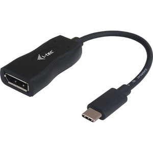 i-tec 15 cm DisplayPort/USB AV-Kabel für Audio-/Video-Gerät, Monitor, Notebook, Tablet, Smartphone - Zweiter Anschluss: 1 
