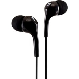 V7 HA105-3EB Kabel Ohrhörer Design - Binaural - Stereo Kopfhörer - Schwarz - 20 Hz - 20 kHz Frequenzgang - In-Ear - 32 Ohm