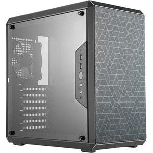 Cooler Master MasterBox Q500L Computer Case - Mid-tower - Black - Steel, Plastic, Acrylic - 2 x Bay - 1 x 4.72" x Fan(s) I