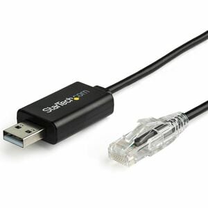 StarTech.com 1,8 m Cisco Console Cable USB to RJ45- Rollover Kabel - Windows®, Mac und Linux® - St/St (ICUSBROLLOVR) - Cab