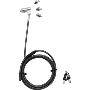 Câble de verrouillage Dicota Universal Pour Ordinateur Portable, Projecteur, Moniteur, Imprimante - 2 m - Fermeture à clé 