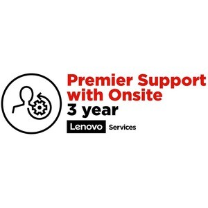 Lenovo Premier Support - 3 Ans - Garantie - 24 x 7 x Jour ouvrable suivant - Sur site - Maintenance - Matériaux et la main