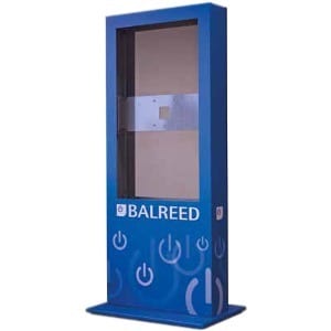 Unicol K-Touch Displaygehäuse - 190,50 cm (75 Zoll) - Am Boden befestigt/Freistehend