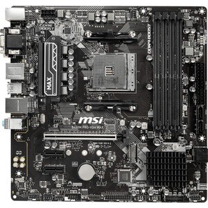 B450M PRO-VDH MAX MATX AMD MB SO AM4 1 PCI-E 16