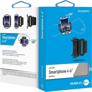 MOBILIS Tasche (Armband) Smartphone - Schwarz - Silikon Körper - Sturzsicher, Bruchfest, Rutschfest - Armband - 284 mm Höh