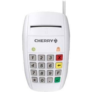 CHERRY ST-2100 Kontakt Robust Smartcard-Lesegerät - Weiß - KabelUSB