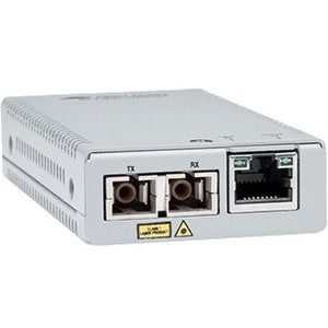 Allied Telesis MMC2000/SC Transceiver/Medienkonverter - TAA-konform - 2 Anschluss(e) - 1 x Netzwerk (RJ-45) - 1 x SC - Twi