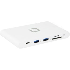 Dicota USB-Typ C Docking Station für Notebook - 4 x USB-Anschlüsse - 2 x USB 2.0 - 2 x USB 3.0 - USB Typ C - Netzwerk (RJ-