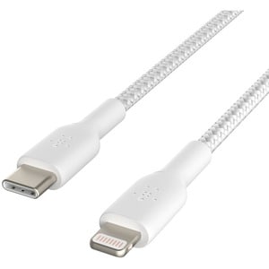 Belkin BoostCharge 1,01 m Lightning/USB-C Datentransferkabel - Cable for iPhone, iPad, iPad Pro, iPad mini - MFI - Weiß