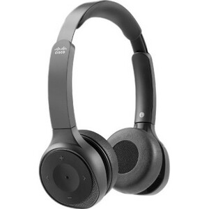 Cisco Kabel/Kabellos Kopfbügel Stereo Headset - Schwarz - Binaural - Ohrumschließend - 20 Hz bis 20 kHz Frequenzgang - 650