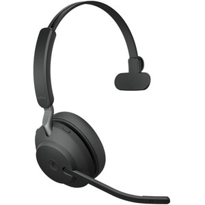 Jabra Evolve2 65 Link380 USB-A MS Mono Headset - Schwarz - Kabellos - Ohraufliegend - Bluetooth