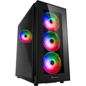 TG5 Pro RGB. Formfaktor: Midi Tower, Typ: PC, Material: Stahl, Gehärtetes Glas. Platzierung der Stromversorgung: Boden. In